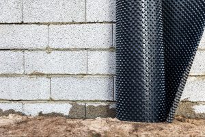 A roll of waterproofing membrane used for professional waterproofing